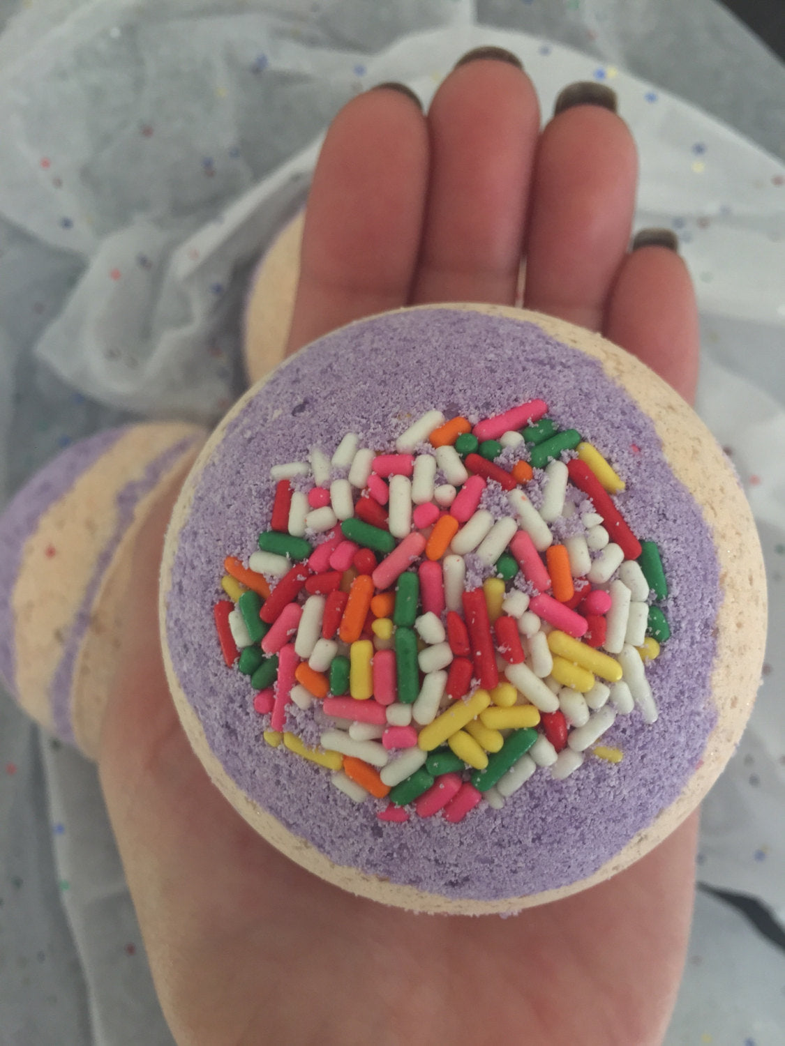 Birthday Cake Bath Bomb - Soapy Besos