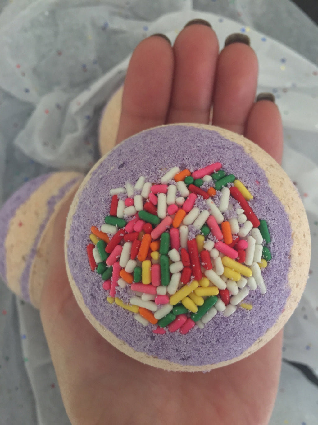 Birthday Cake Bath Bomb - Soapy Besos