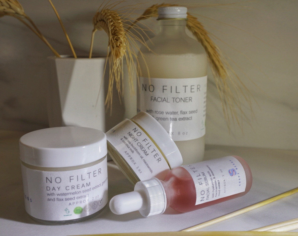 NO FILTER   l   skincare set - Soapy Besos