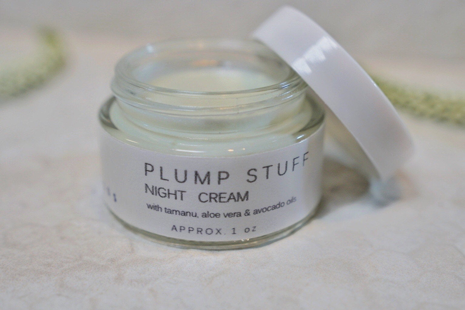 PLUMP STUFF  l  night cream - Soapy Besos