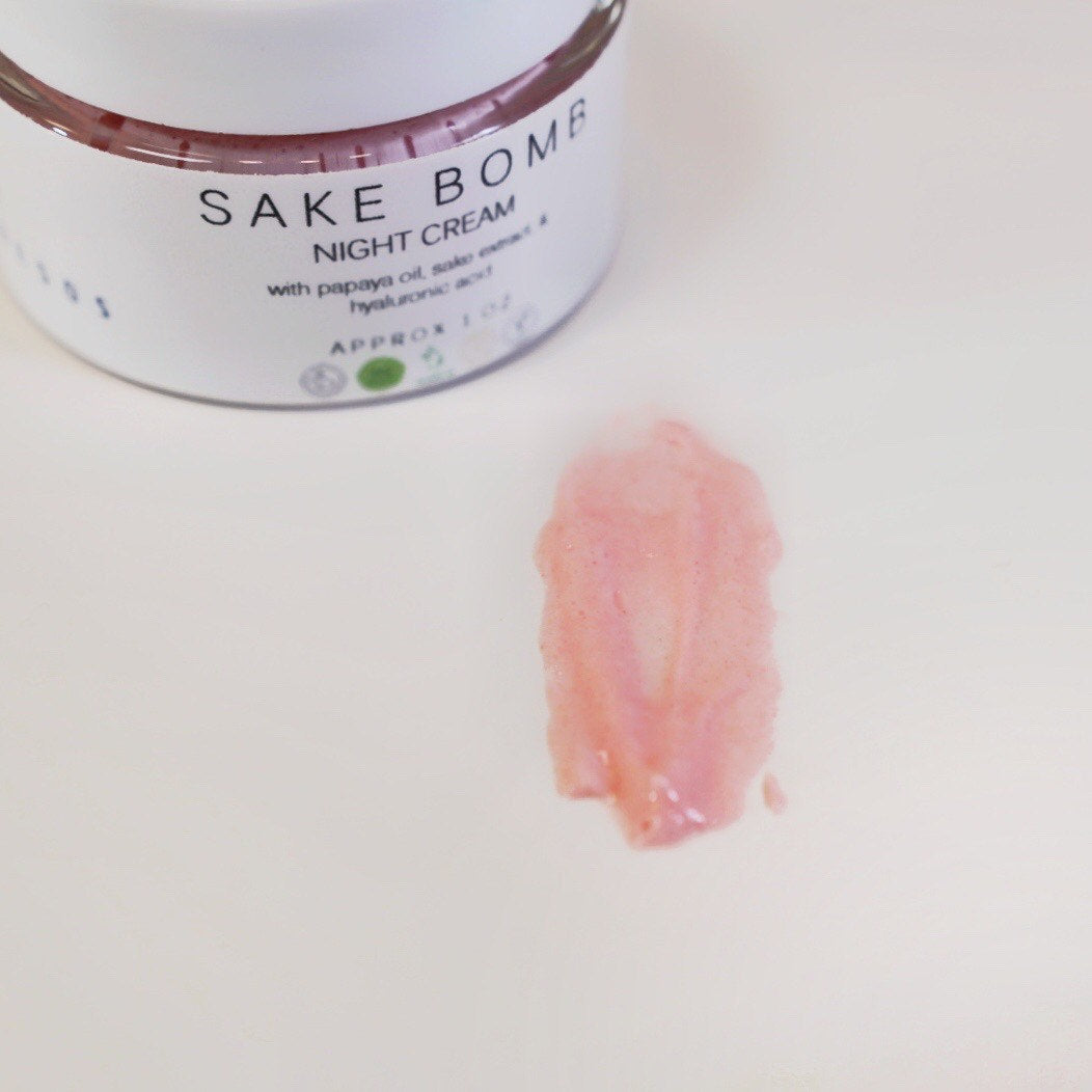 SAKE BOMB   l   night cream - Soapy Besos