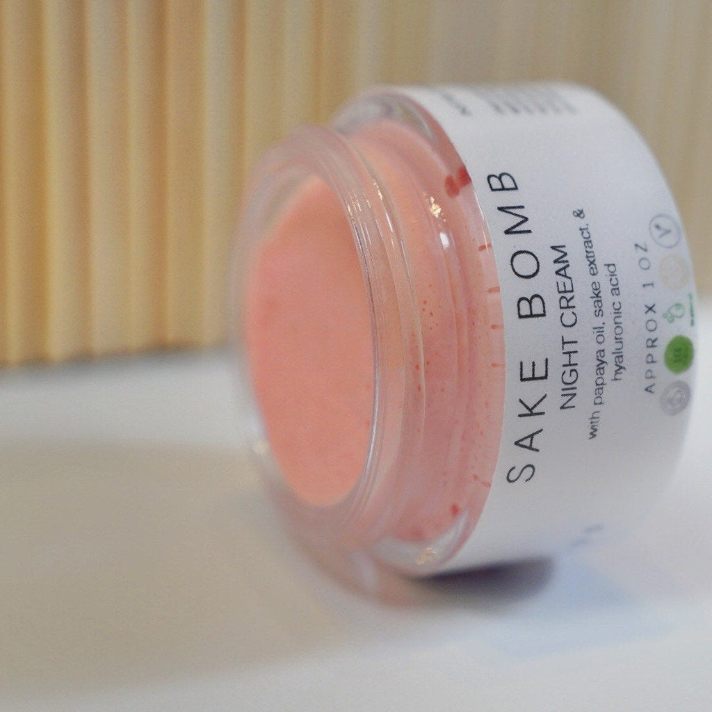 SAKE BOMB   l   night cream - Soapy Besos