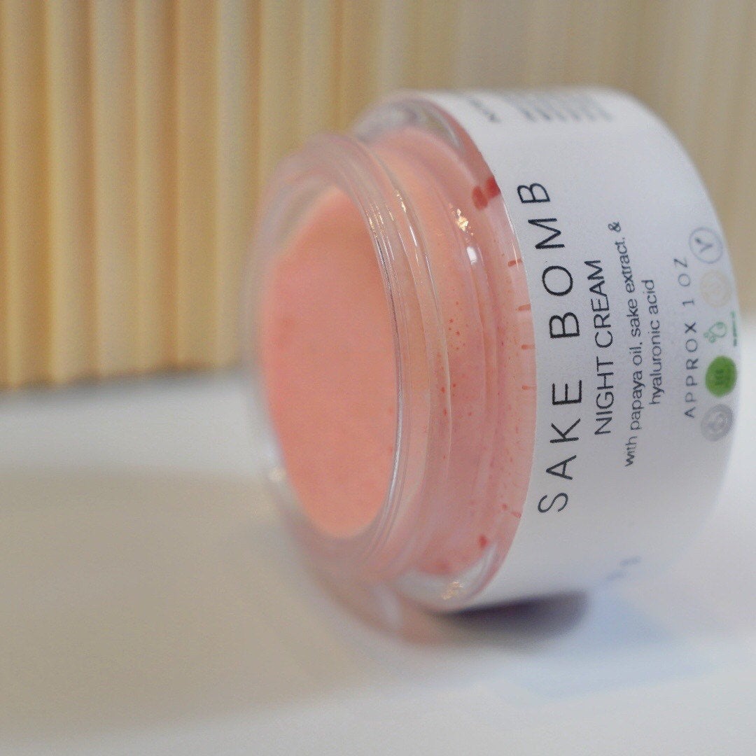 SAKE BOMB   l   night cream - Soapy Besos