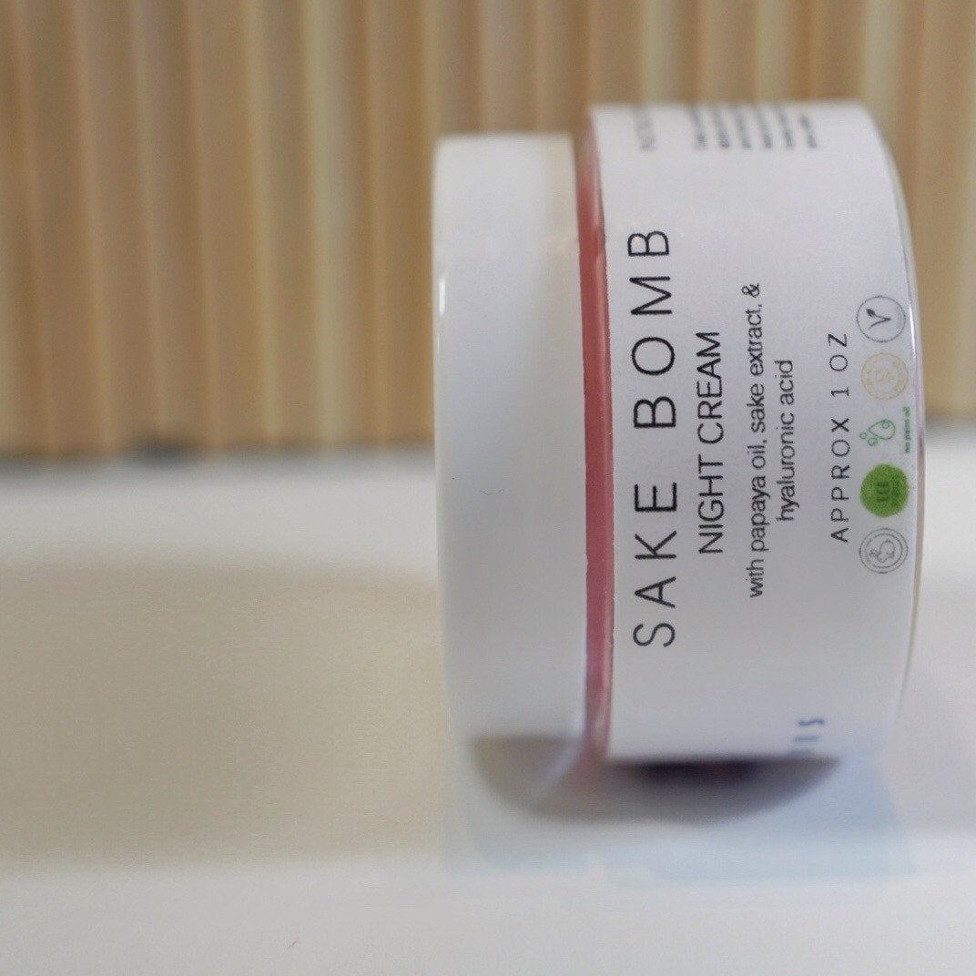 SAKE BOMB   l   night cream - Soapy Besos