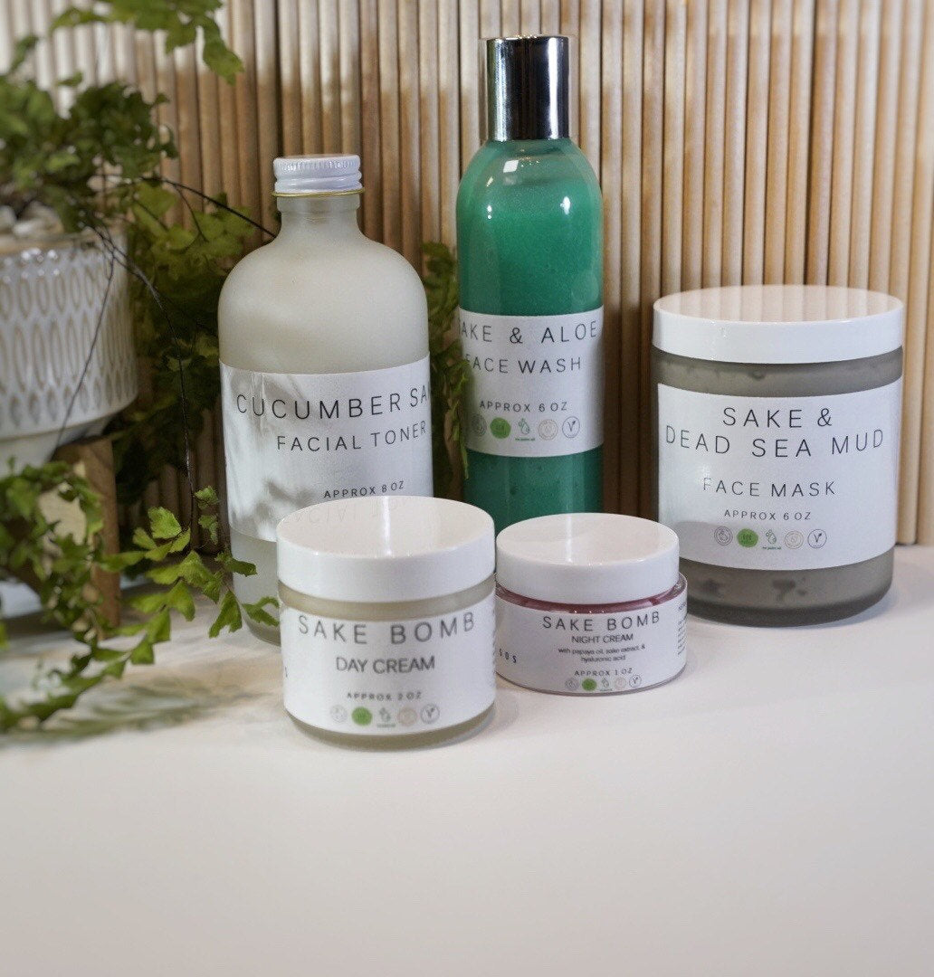 SAKE BOMB   l   skincare set - Soapy Besos
