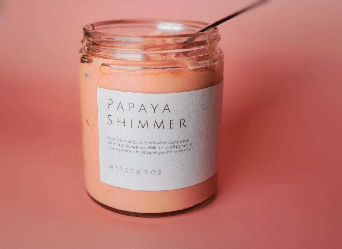 Papaya Shimmer   l   Body Lotion - Soapy Besos