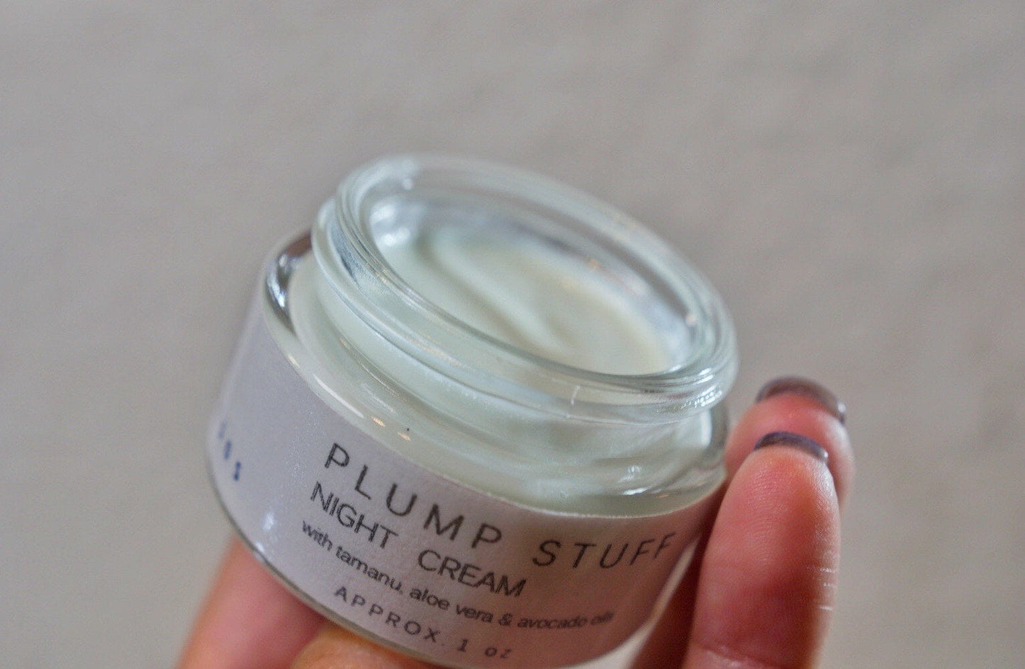 PLUMP STUFF  l  night cream - Soapy Besos