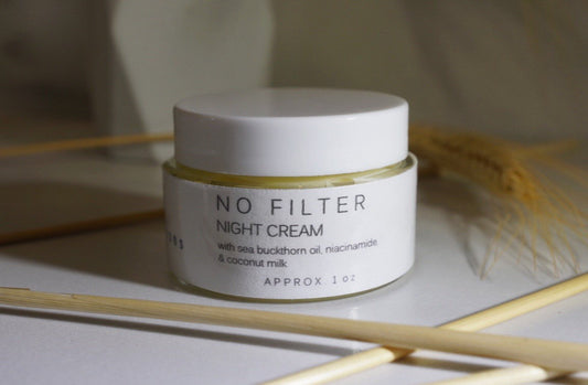 NO FILTER   l   night cream - Soapy Besos