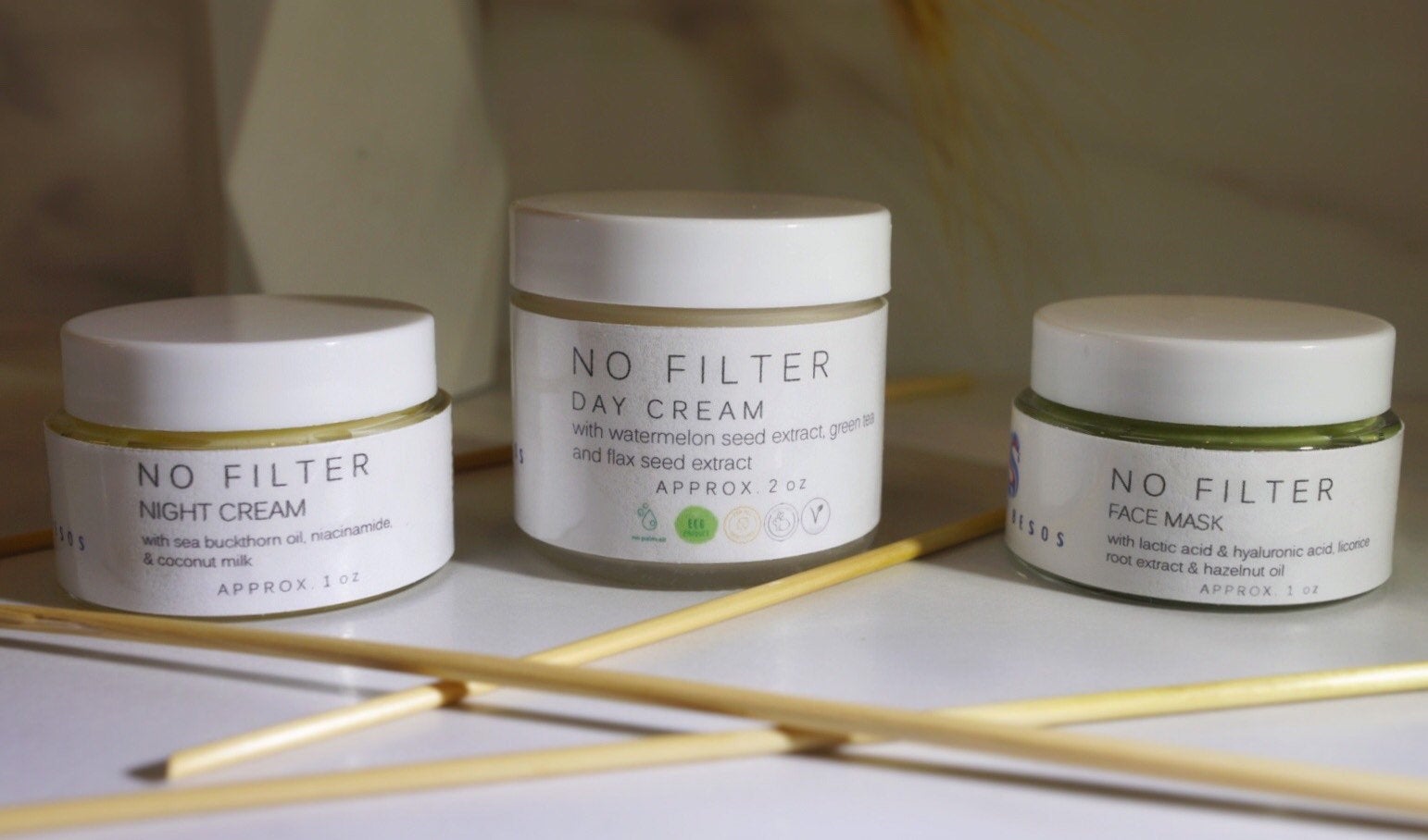 NO FILTER   l   day cream - Soapy Besos